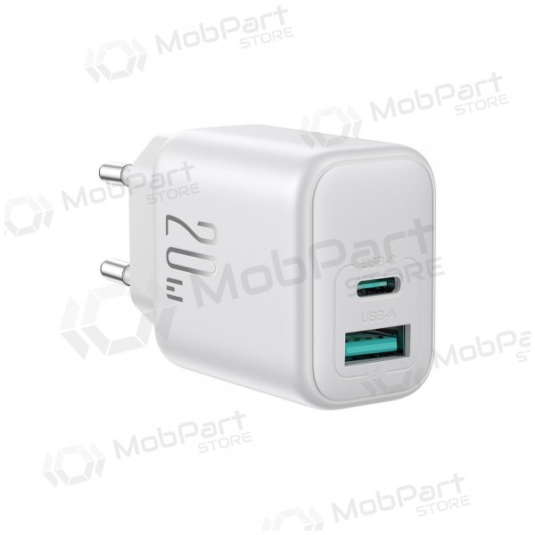 Laddare Joyroom JR-TCF21 USB-C/USB-A PD20W vit