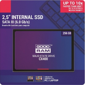 Hårddisk SSD GOODRAM CX400 256GB (6.0Gb / s) SATAlll 2,5