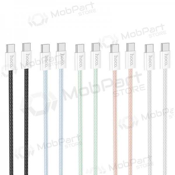 USB kabel Hoco X104 60W USB-C to USB-C 2.0m svart