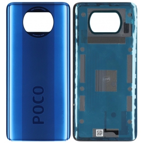Xiaomi Poco X3 Pro / X3 / X3 NFC baksida / batterilucka (blå) (original) (service pack)
