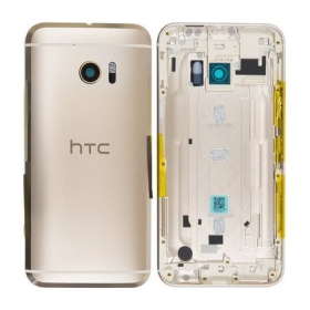 HTC 10 baksida / batterilucka (guld) (begagnad grade A, original)
