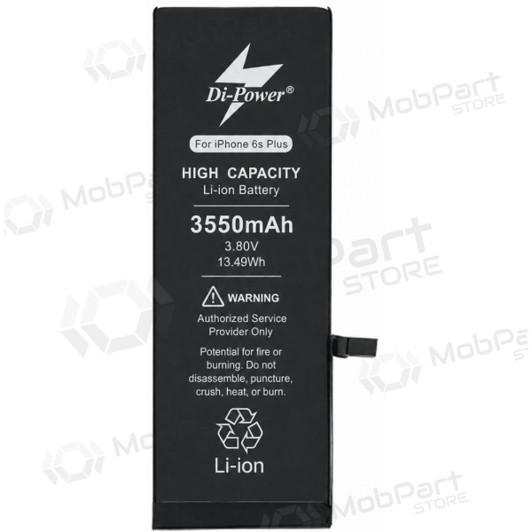 Apple iPhone 6s Plus batteri, ackumulator Di-Power 3550 mAh (förstärkt kapacitet)