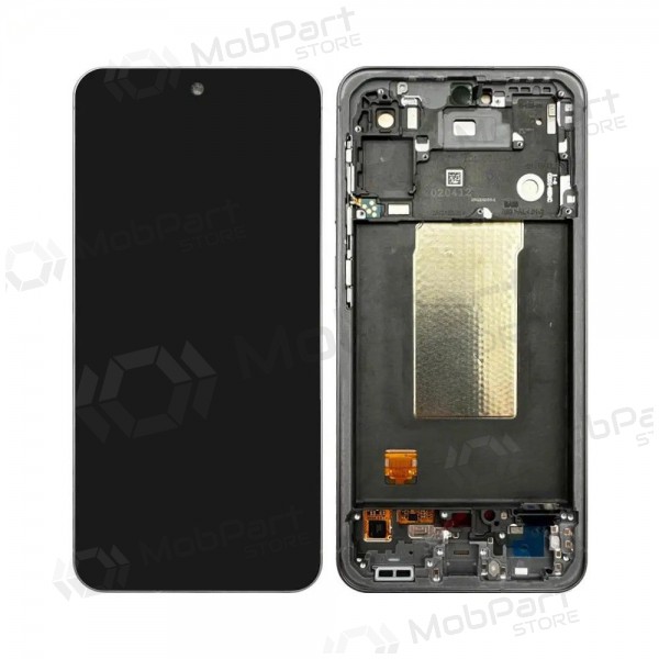 Samsung Galaxy A36 skärm (svart) (med ram) (OLED)
