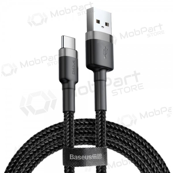 Usb-kabel Baseus Cafule type-c 2,0m 2,0a (grå-svart) CATKLF-CG1