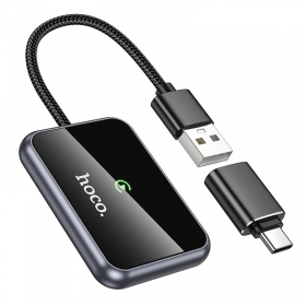 CarPlay-adapter Hoco HU1 trådlös svart