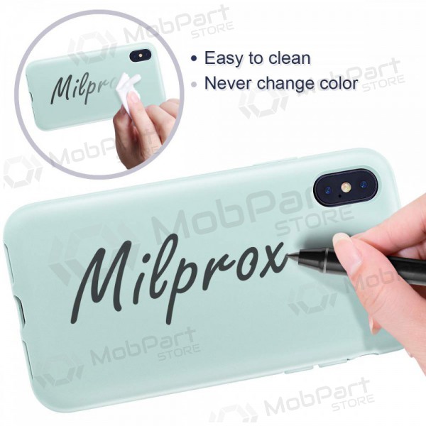 Apple iPhone 12 Pro Max fodral - Liquid Silicone - 1.5mm (mint)