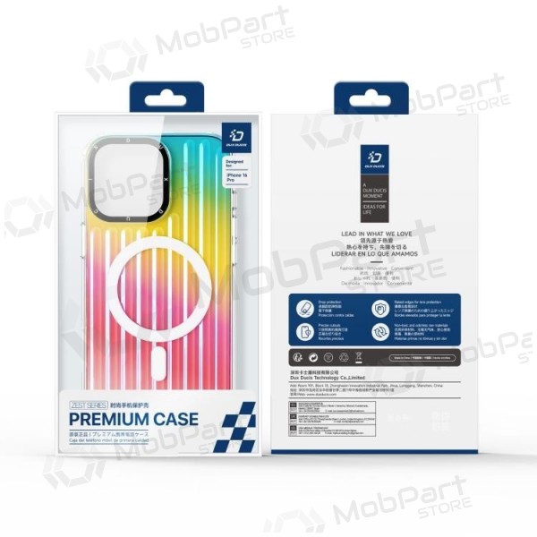 Samsung Galaxy S25 Ultra fodral - Dux Ducis Zest - (Gradient Rainbow)