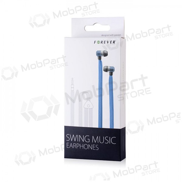 Headset Forever Swing Music 3,5mm (blå)