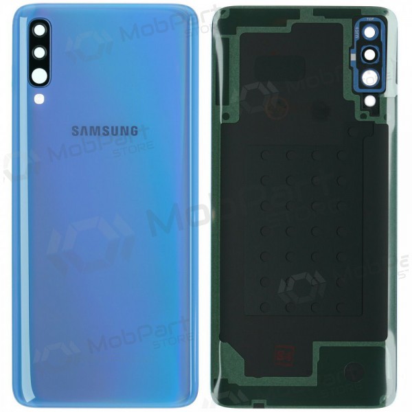 Samsung A705 Galaxy A70 2019 baksida / batterilucka (blå) (begagnad grade B, original)