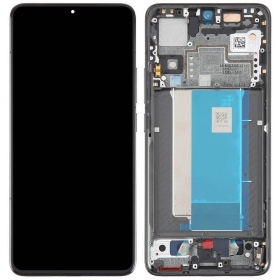 Xiaomi Poco F6 Pro skärm (svart) (med ram) (original)