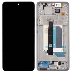 Xiaomi Redmi Note 14 Pro+ skärm (violett) (med ram) (original)