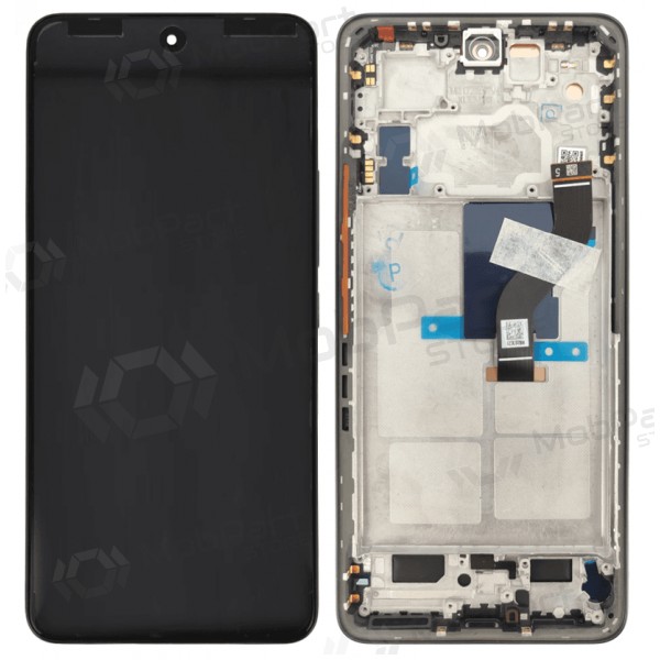 Xiaomi 12 Lite 5G skärm (svart) (med ram) (original)