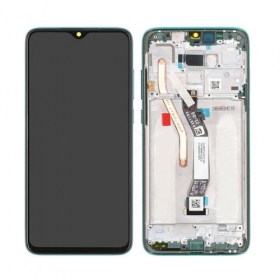 Xiaomi Redmi Note 8 Pro skärm (grön) (med ram) (service pack) (original)