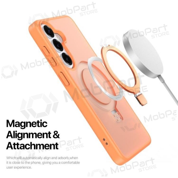 Samsung Galaxy S26+ fodral - Dux Ducis Yind Magnetic Stand (orange)