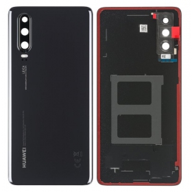 Galinis dangtelis Huawei P30 Black original (service pack)
