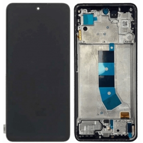 Xiaomi Redmi Note 13 4G skärm (svart) (med ram) (OLED)