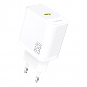 Telefonladdare Dudao A27 25 W GaN USB-C vit