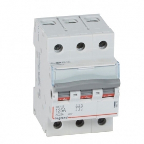 Automatsäkring - MCB RX3 Legrand 406470 (125A, 3P, 230V, 6kA)