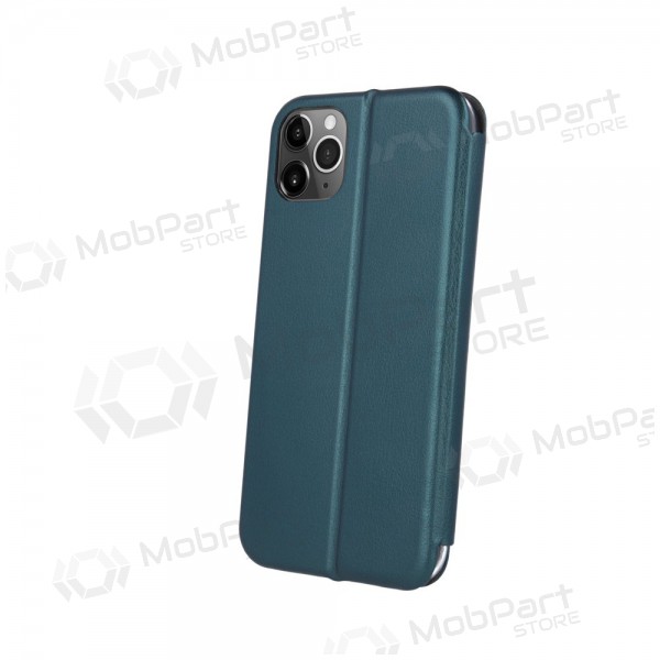 Apple iPhone 13 Pro Max fodral - Book Elegance (mörkgrön)