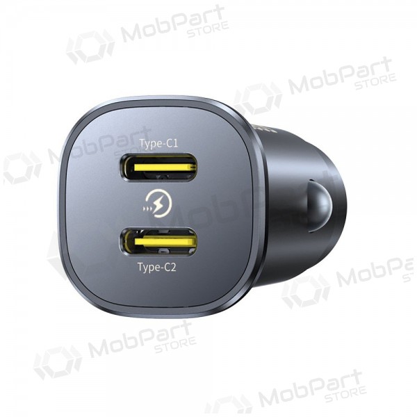 Billaddare Baseus GoTrip 2xUSB-C 30W svart C00072300123-01