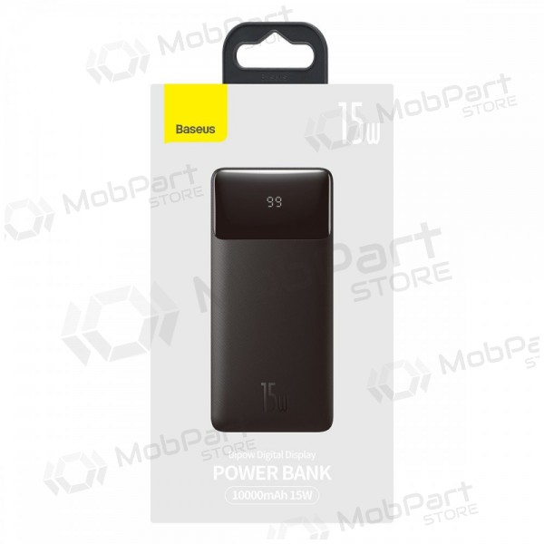 Powerbank Power Bank Baseus Bipow Type-C PD+2xQuick Charge 3.0 15W 10000mAh svart PPBD050001
