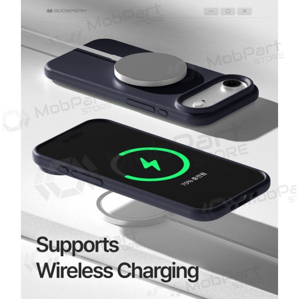 Apple iPhone Air fodral - Mercury "Pure Magsafe Silicon Case" (mörkblå)