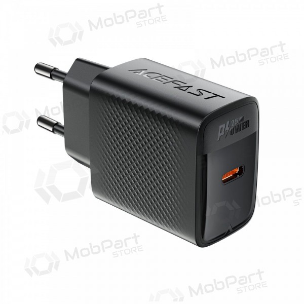 Telefonladdare Acefast A104 25 W GaN USB-C svart