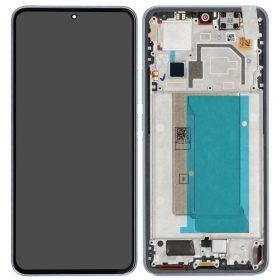 Xiaomi 13T, 13T Pro skärm (blå) (med ram) (OLED)