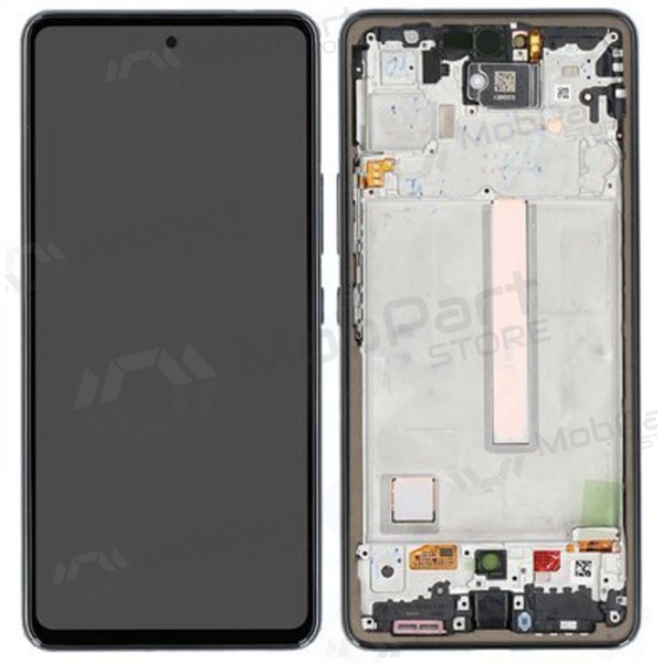 Samsung Galaxy A53 skärm (svart) (med ram) (refurbished) Samsung Galaxy A53 skärm (svart) (med ram) (refurbished)