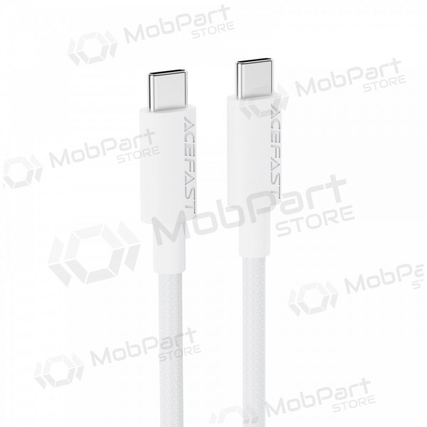 USB kabel Acefast C18-03 60W USB-C to USB-C 1.2m vit