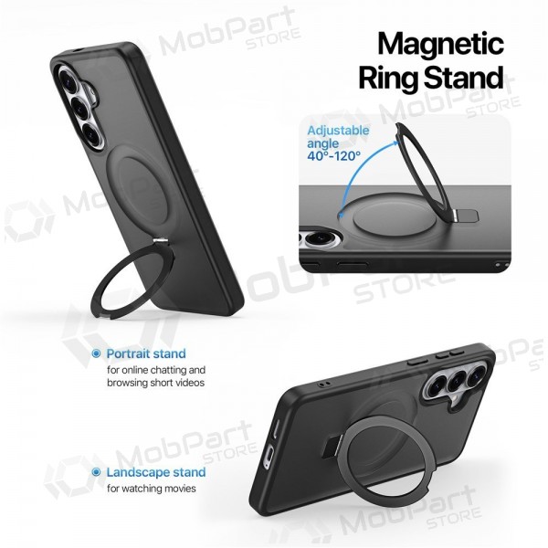 Samsung Galaxy S26 fodral - Dux Ducis Yind Magnetic Stand (svart)