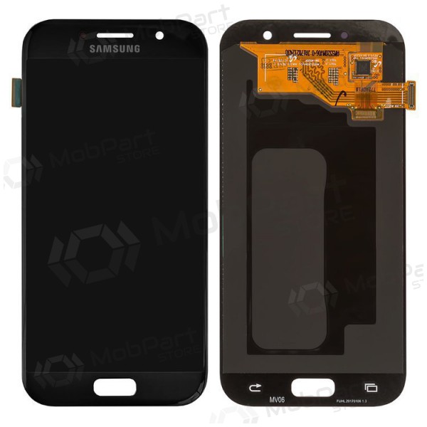 Samsung A520F Galaxy A5 (2017) skärm (svart) (OLED)