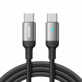 USB kabel Joyroom S-CC100A10 Type-C to Type-C 100W 1.2m svart