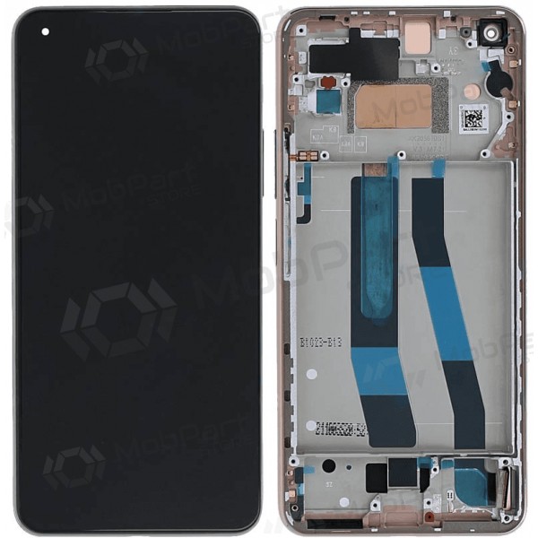 Xiaomi 11 Lite 5G NE skärm (rosa) (med ram) (original)