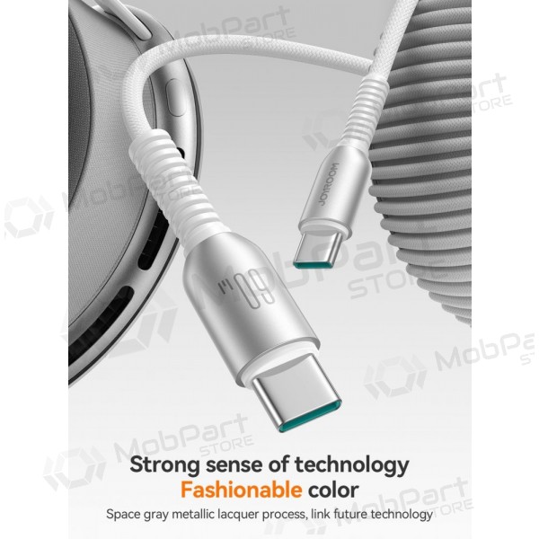 USB kabel Joyroom S-A51 USB-C to USB-C 60W 1.2m grå