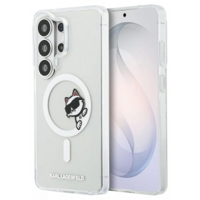 Samsung Galaxy S26 Ultra fodral - Karl Lagerfeld IML Choupette Peekaboo Logo Magnetic (transparent)