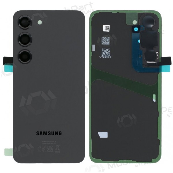 Samsung Galaxy S23 bakstycke (svart) (original)