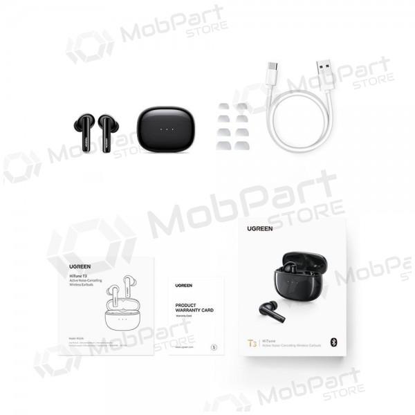 Trådlösa hörlurar Ugreen WS106 HiTune T3 Active Noise-Cancelling Earbuds Trådlösa hörlurar Ugreen WS106 HiTune T3 Active Noise-Cancelling Earbuds