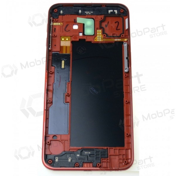 Samsung J610 Galaxy J6+ 2018 baksida / batterilucka (röd)