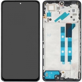 Xiaomi Redmi Note 12 Pro 4G skärm (svart) (med ram) (OLED)