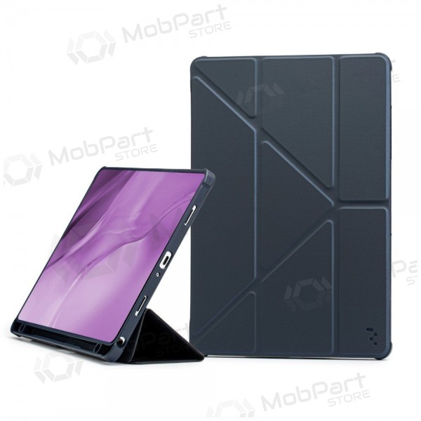 Samsung Galaxy Tab A9 8.7, Tab A11 8.7 fodral - Reach Origami (mörkblå)