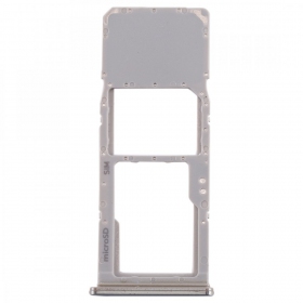 Samsung A705 Galaxy A70 2019 SIM korthållare vit (silver)