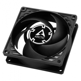 ARCTIC P8 PWM PST fläkt, 4-pin, 80mm, svart
