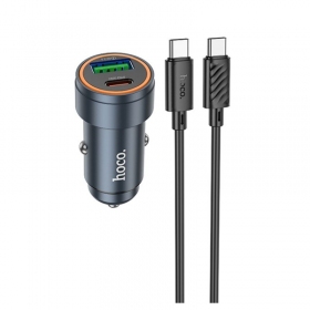 Billaddare Hoco Z57A 30 W USB-C + USB-A med USB-C-kabel 1 m