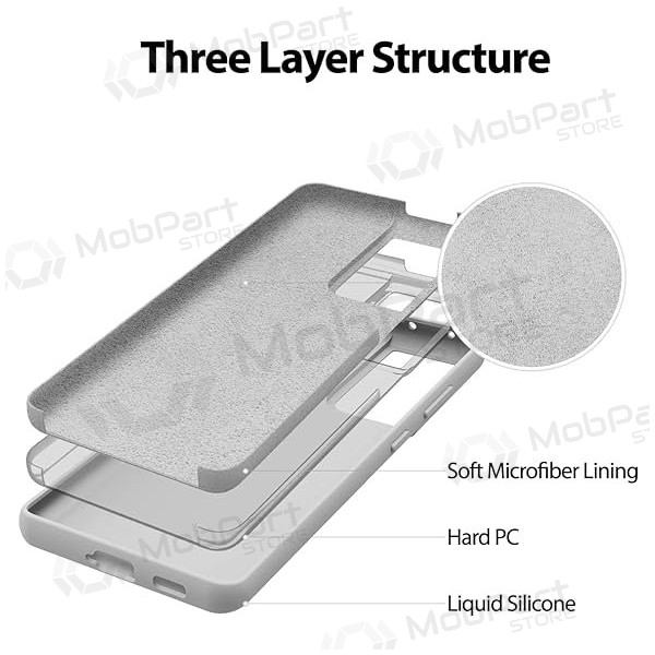 Samsung Galaxy A525 A52 4G / A526 A52 5G / A528 A52s 5G fodral Mercury Goospery "Silicone Case" (sten färg) Samsung Galaxy A525 A52 4G / A526 A52 5G / A528 A52s 5G fodral Mercury Goospery "Silicone Case" (sten färg)