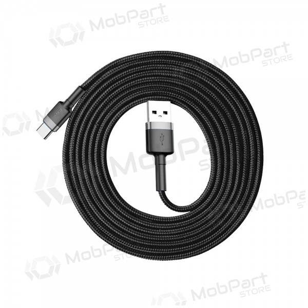 Usb-kabel Baseus Cafule type-c 2,0m 2,0a (grå-svart) CATKLF-CG1