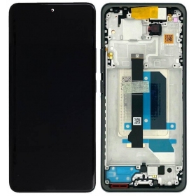 Xiaomi Redmi Note 14 Pro+ skärm (blå) (med ram) (original)