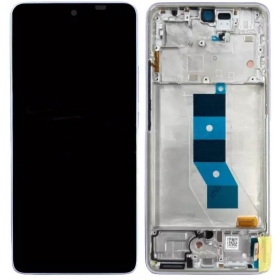 Xiaomi Poco M7 Pro 5G skärm (violett) (med ram) (original)