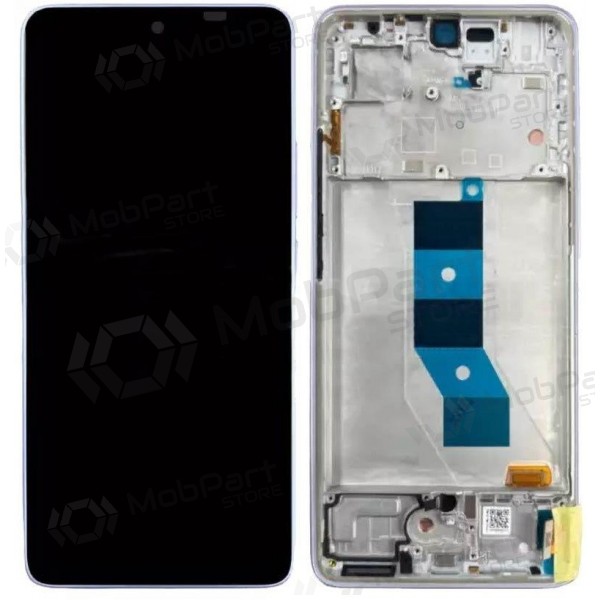 Xiaomi Poco M7 Pro 5G skärm (violett) (med ram) (original)