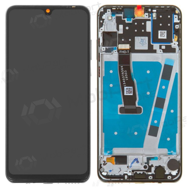 Huawei P30 Lite 24MP skärm (svart) (med ram) - Premium